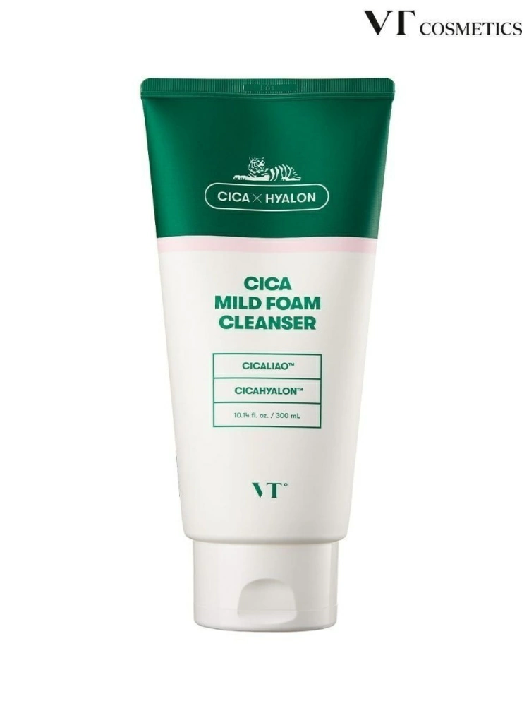 VT Cosmetics Пенка для умывания Cica Mild Foam Cleanser, 300 мл.