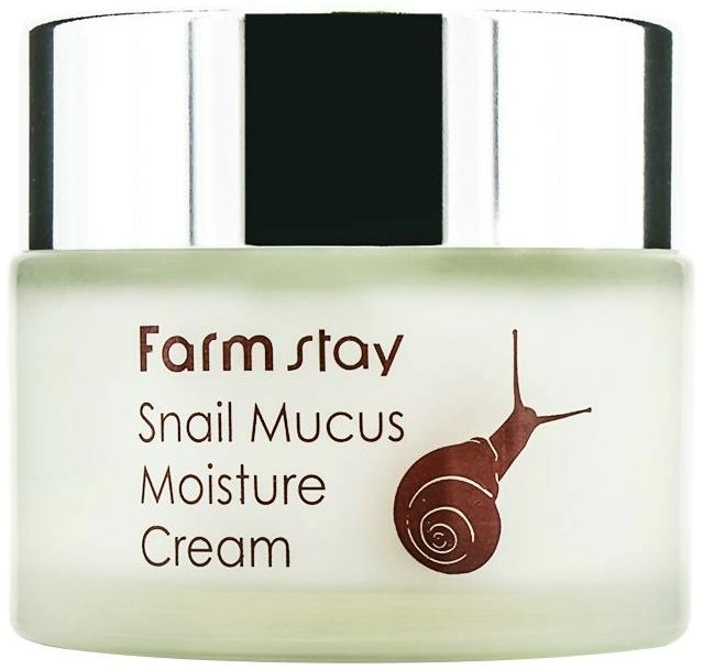 FarmStay Увлажняющий крем для лица Snail Mucus Moisture Cream с муцином улитки, 50 мл.