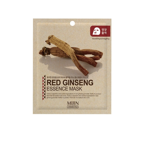 Тканевая маска для лица Mijin Essence Mask Red Ginseng, 25 гр.