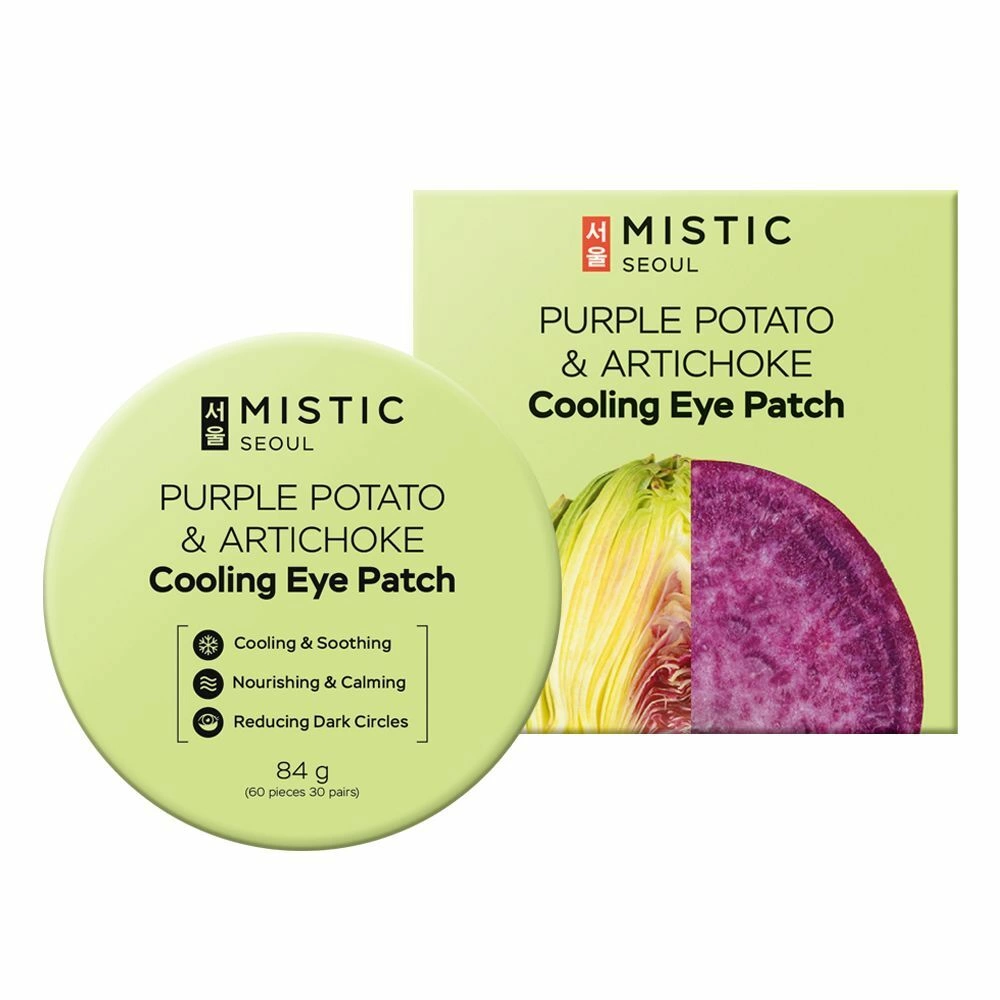 MISTIC PURPLE POTATO & ARTICHOKE COOLING EYE PATCH Охлаждающие патчи с экcтрактами артишока и фиолетового батата 60шт