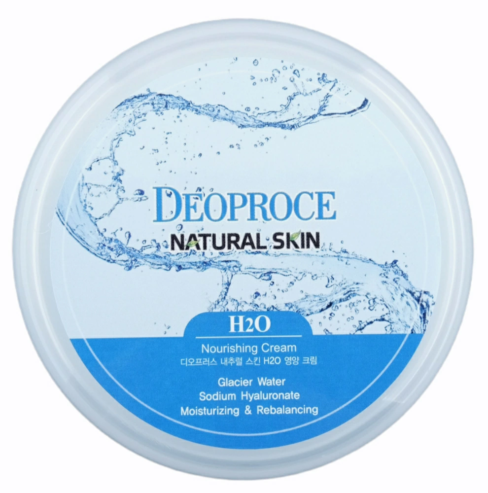 Deoproce Крем для лица и тела увлажняющий Natural Skin H2O Nourishing Cream, 100 гр.