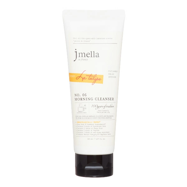 Jmella IN FRANCE LA TULIPE MORNING CLEANSER Пенка для умывания "Тюльпан, альпийская фиалка, ветивер"