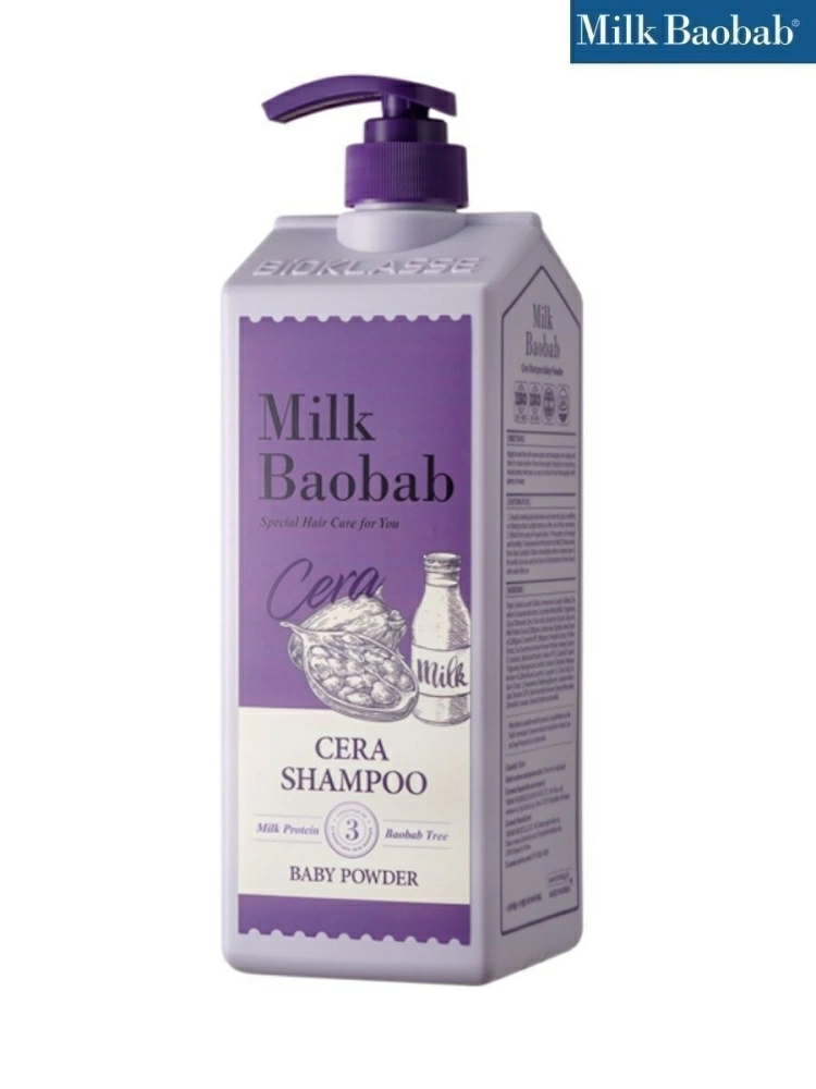 MilkBaobab Шампунь Cera Shampoo Baby Powder, 1,2 л.