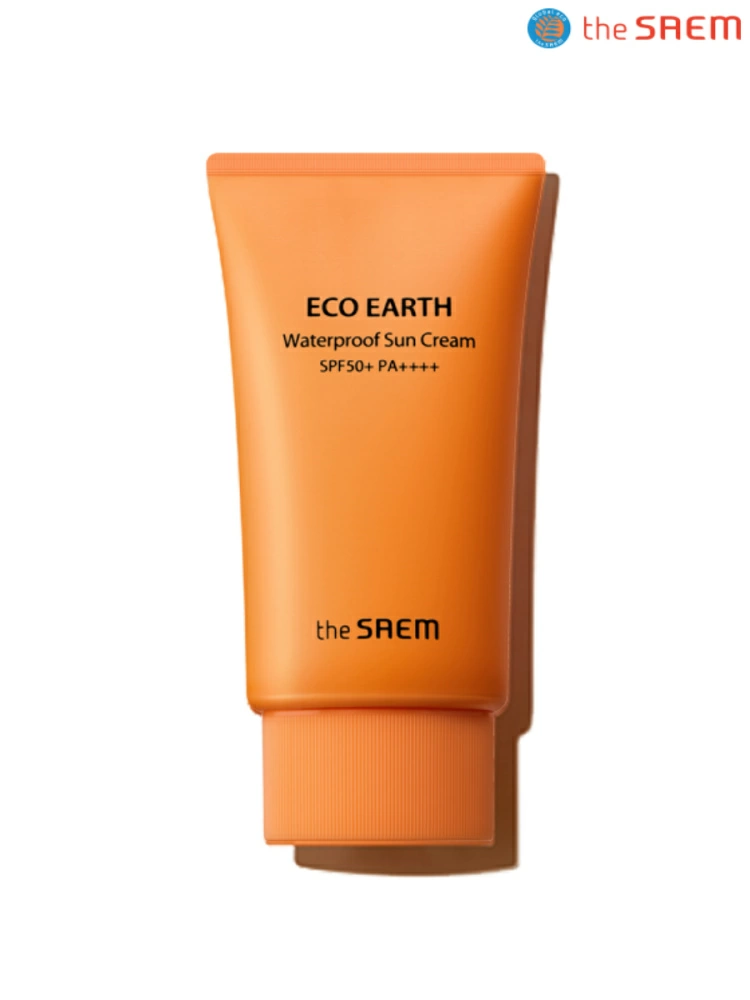 The Saem Солнцезащитный крем Eco Earth Waterproof Sun Cream SPF 50+ PA++++, 50 гр.