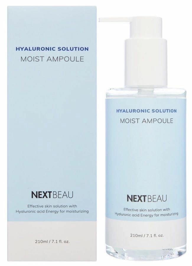 NEXTBEAU Hyaluronic Solution Moist Ampoule Увлажняющая сыворотка с гиалуроновой кислотой 210мл