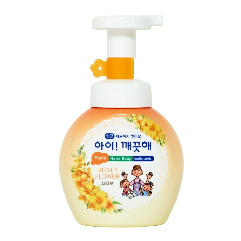 Lion Ai kekute Foam handsoap honey flower 250 мл. Жидкое пенное мыло для рук (медовые цветы)