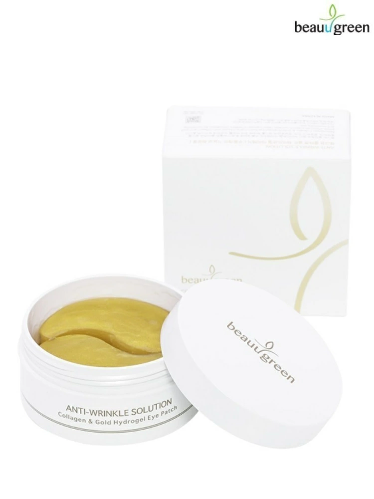 Beauugreen Гидрогелевые патчи для глаз Collagen & Gold Hydrogel Eye Patch, 60 шт.