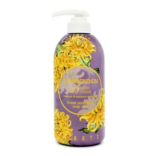 Jigott Парфюмированный лосьон для тела с экстрактом хризантемы Chrysanthemum Perfume Body Lotion, 500 мл.