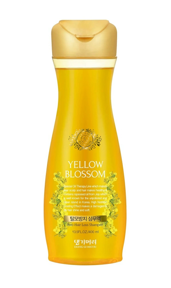 Daeng Gi Meo Ri Шампунь против выпадения волос с рапсовым маслом Yellow Blossom Anti-Hair Loss Shampoo, 400 мл.