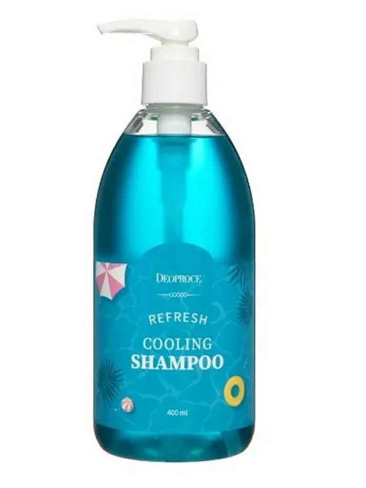 Deoproce Refresh Cooling Shampoo Освежающий шампунь для волос с охлаждающим эффектом 400мл