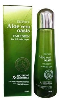 Deoproce Эмульсия для лица Aloe Vera Oasis Emulsion, 150 мл.