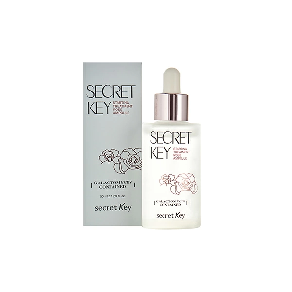 Secret Key STARTING TREATMENT ROSE AMPOULE Увлажняющая ампульная сыворотка для лица с розовой водой