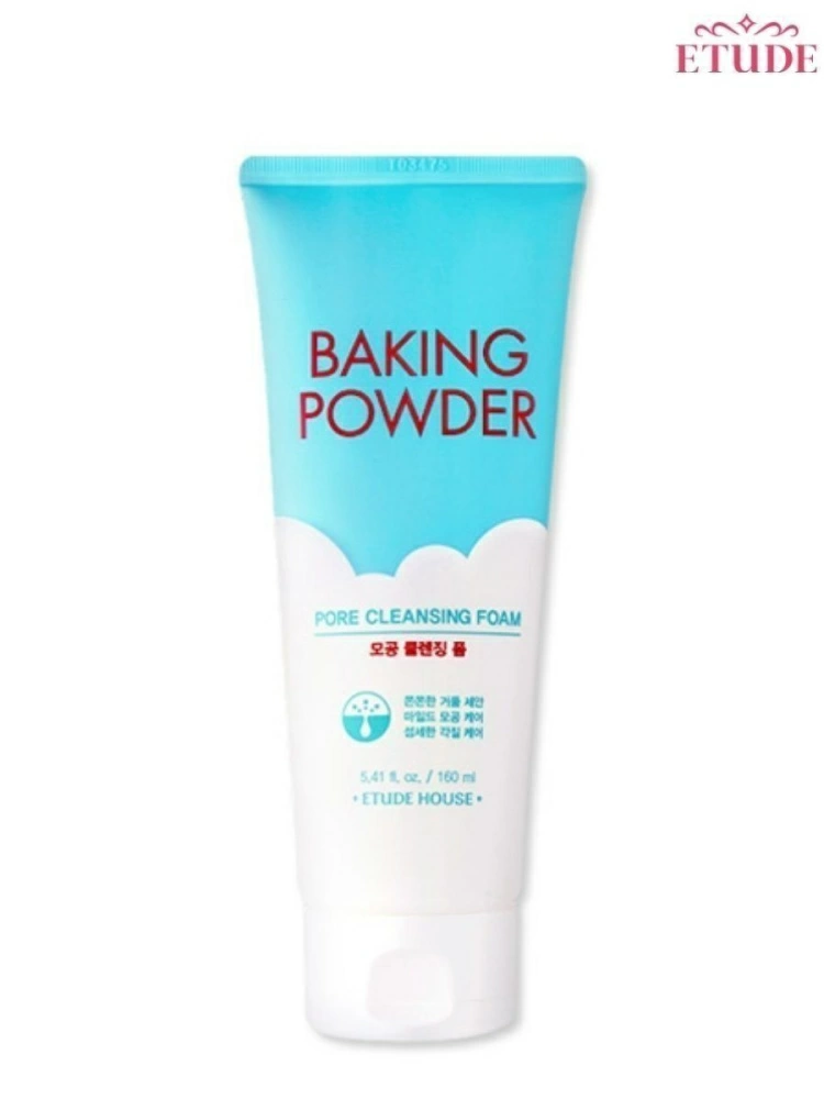 Etude House Пенка для умывания тройного действия Baking Powder Pore Cleansing Foam, 160 мл.