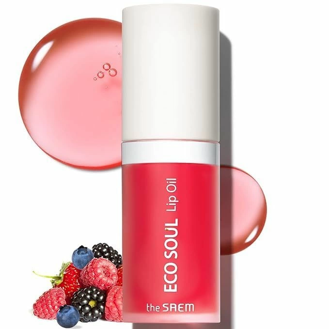 The Saem Масло для губ Eco Soul Lip Oil Berry, 6 мл.