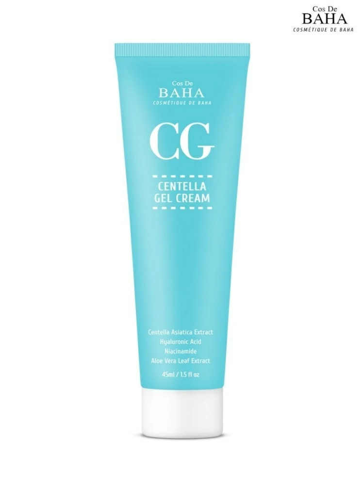 Cos De Baha Успокаивающий крем для лица Centella Gel Cream CG, 45 мл.