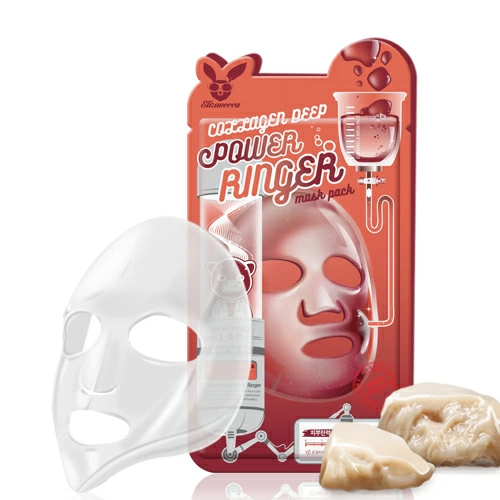 Elizavecca Тканевая маска для лица Collagen Deep Power Ringer Mask Pack, 23 мл.