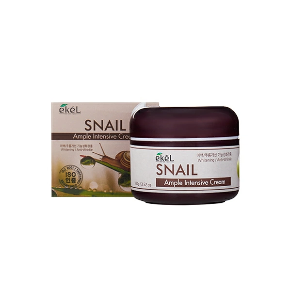 Ekel Ample Intensive Cream Snail Крем для лица с муцином улитки
