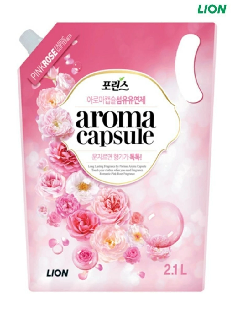 Lion AROMA CAPSULE 2.1kg Кондиционер для белья с ароматом розы