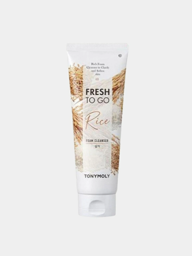 Tonymoly FRESH TO GO RICE FOAM CLEANSER Пенка для умывания с рисовой водой 170мл