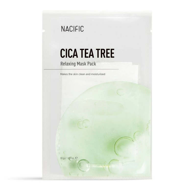 Nacific Cica Маска на тканевой основе Cica Tea Tree Relaxing Mask Pack 30 гр.