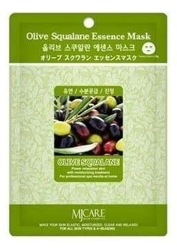 Тканевая маска олива olive squalane essence mask, 23 гр.