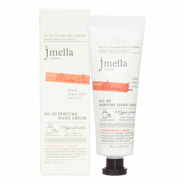 Jmella IN FRANCE MAISON SOIR PERFUME HAND CREAM Крем для рук "Амбра, бобы Тонка, ваниль"