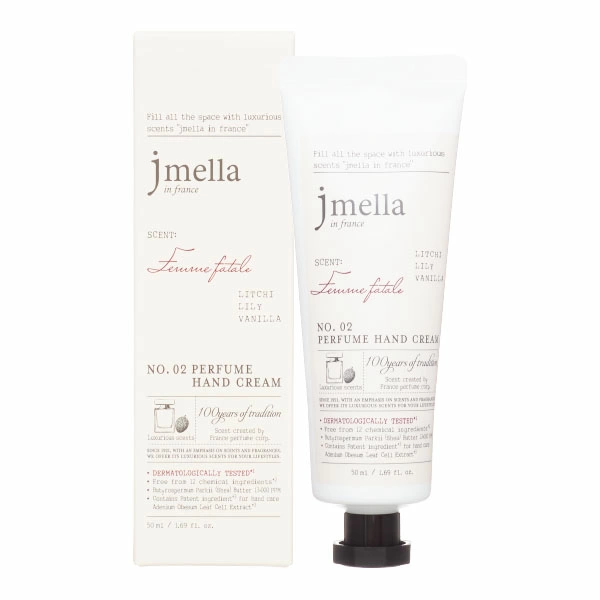 Jmella IN FRANCE FEMME FATALE PERFUME HAND CREAM Крем для рук "Личи, лилия, ваниль"