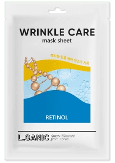 L.Sanic Тканевая маска омолаживающая с ретинолом Retinol Wrinkle Care Mask Sheet, 25мл