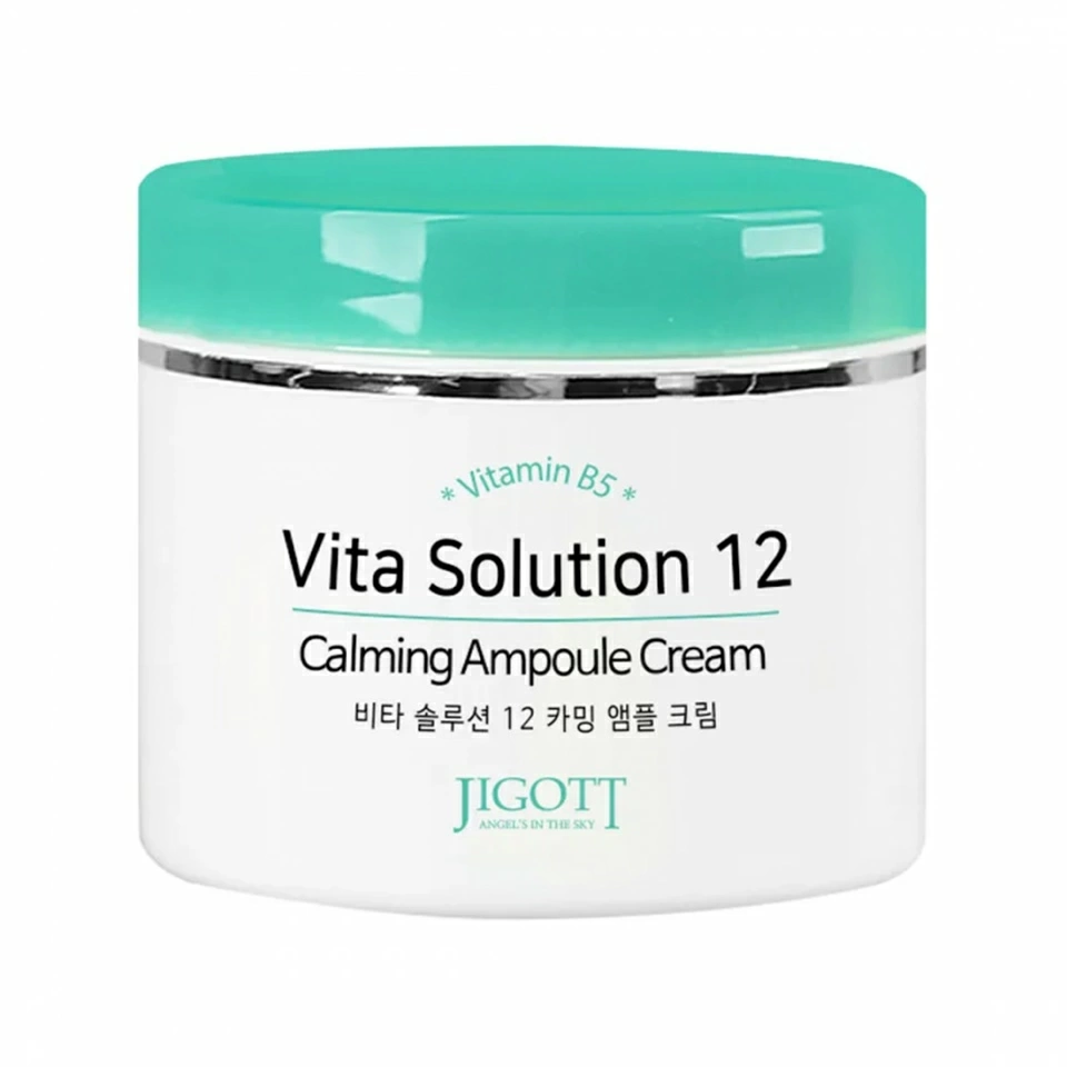 Jigott VITA SOLUTION 12 CALMING AMPOULE CREAM Ампульный крем для лица