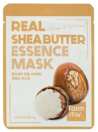 FarmStay Тканевая маска для лица Real Shea Butter Essence Mask, 23 мл.