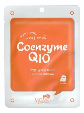 Тканевая маска для лица Mijin MJ CARE ON Mask Pack Coenzyme Q10 с коэнзимом, 22 гр.