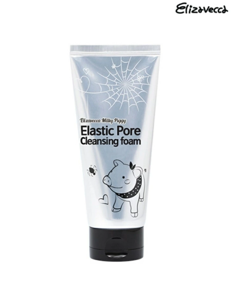 Elizavecca Пенка-маска от расширенных пор черная Milky Piggy Elastic Pore Cleansing Foam, 120 мл.