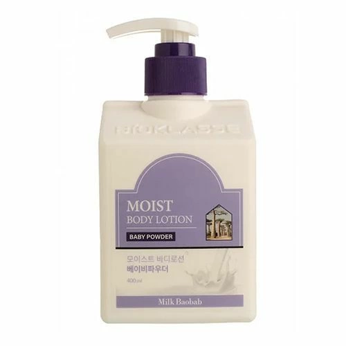 MilkBaobab Лосьон Moist Body Lotion Baby Powder, 400 мл.