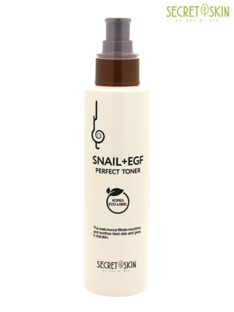 Secret Skin Тонер для лица Snail & EGF Perfect Toner с муцином улитки, 150 мл.