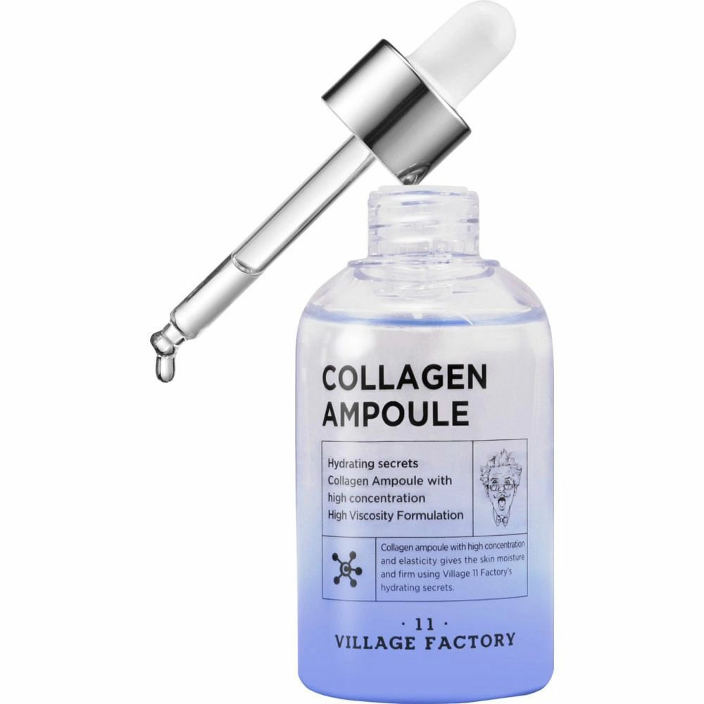 Village 11 Factory Увлажняющая сыворотка для лица Collagen Ampoule с коллагеном, 50 мл.