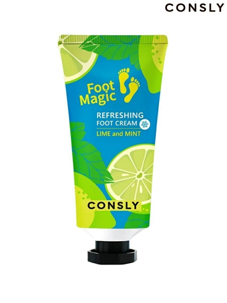 Consly FOOT Крем для ног освежающий Refreshing Foot Cream, 100мл