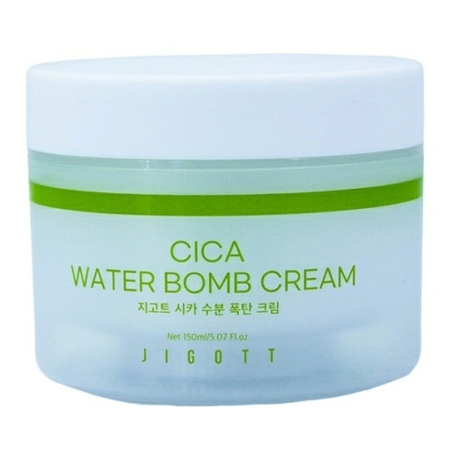 Jigott Cica Water Bomb Cream Крем для лица с экстрактом центеллы азиатской 150мл