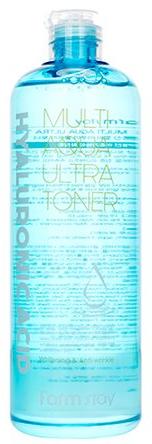 FarmStay Тонер Hyaluronic Acid Multi Aqua Ultra Toner, 500 мл.