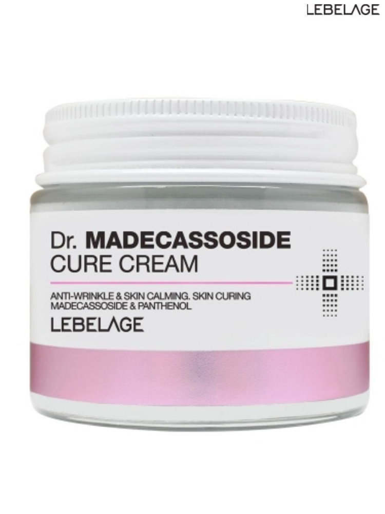 Крем для лица успокаивающий Lebelage Dr. Madecassoside Cure Cream