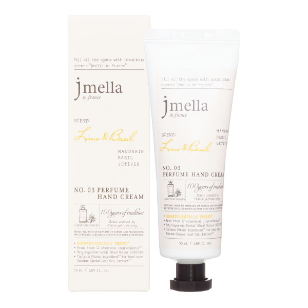 Jmella IN FRANCE LIME & BASIL PERFUME HAND CREAM Крем для рук "Лайм и базилик"