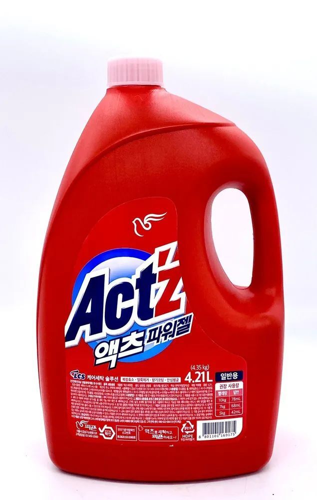 Pigeon ACT'Z Гель для стирки ACT'Z Powergel 4.21L (Top-loading)