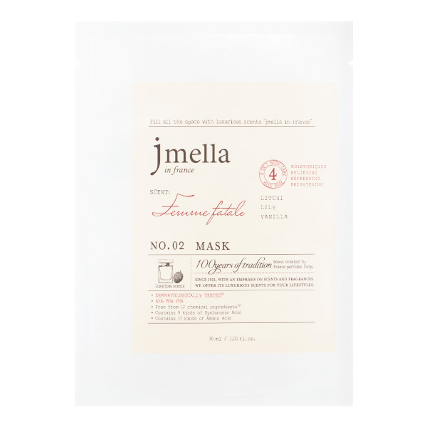 Jmella IN FRANCE FEMME FATALE MASK Маска для лица "Личи, лилия, ваниль"