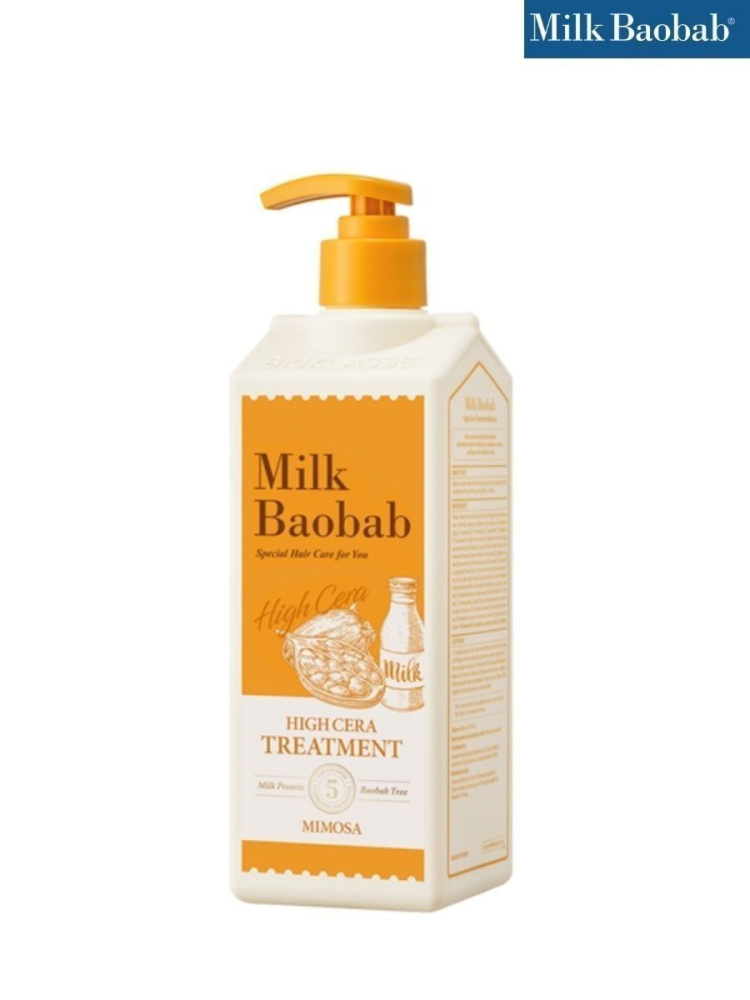 MilkBaobab Бальзам для волос High Cera Treatment Mimosa, 500 мл.
