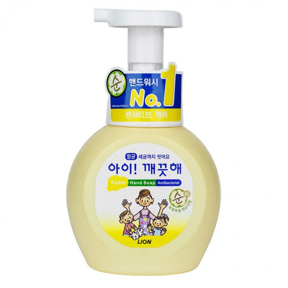 Lion Ai kekute Foaming handsoap sensitive 250 мл. bottle Жидкое пенное мыло для рук для чувствительной