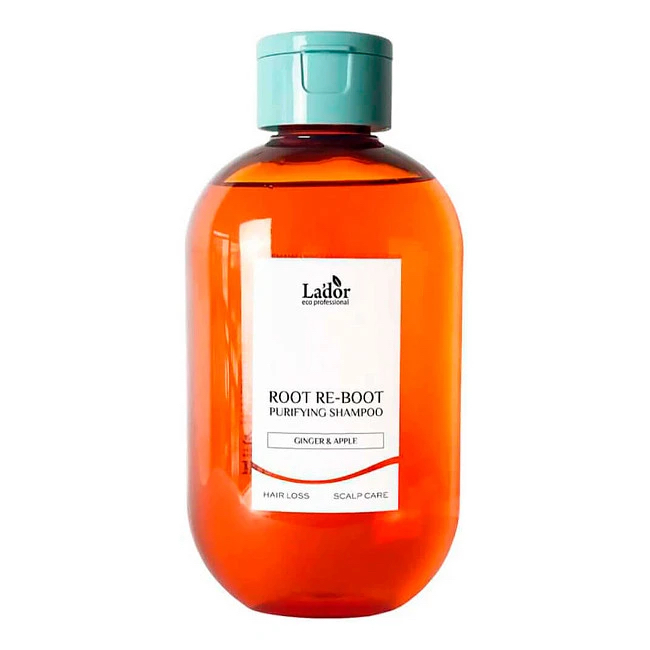 Lador Шампунь для волос для чувствительной и жирной кожи головы Root RE-BOOT Purifying Shampoo (GINGER & APPLE) 50 мл.