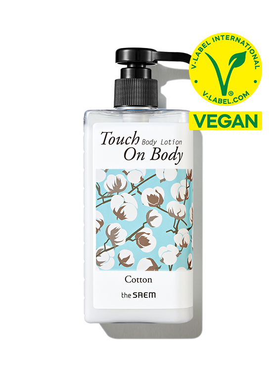 The Saem Лосьон для тела с экстрактом хлопка Touch On Body Cotton Body Lotion, 300 мл.