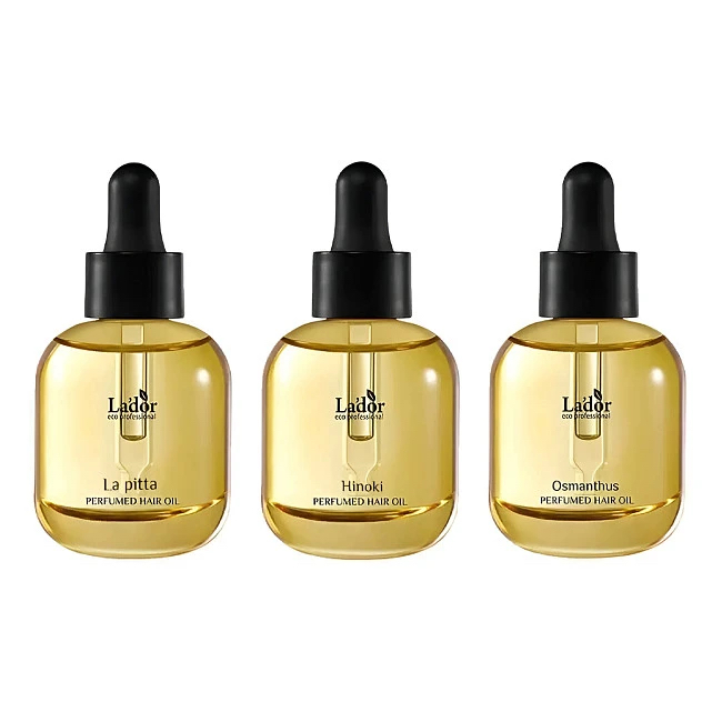 ЛД OIL Масло для волос набор PERFUMED HAIR OIL TRIO SET 30 мл. X 3EA