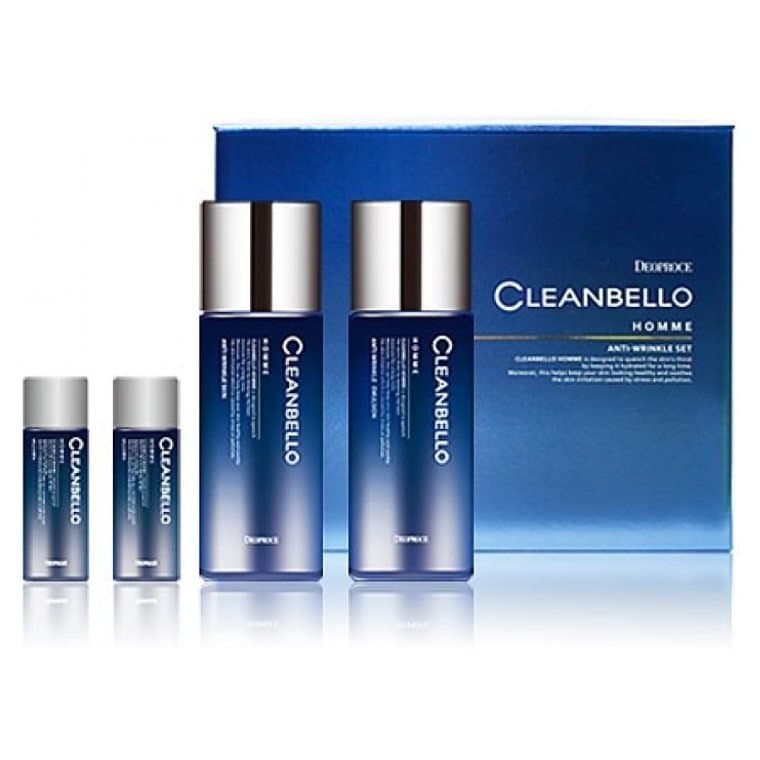 Deoproce Набор уходовый мужской антивозрастной Cleanbello Homme Anti-Wrinkle Set