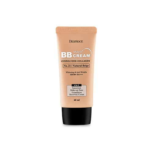 Deoproce BB крем Magic BB Cream 21 с коллагеном и гиалуроновой кислотой, 60 мл.