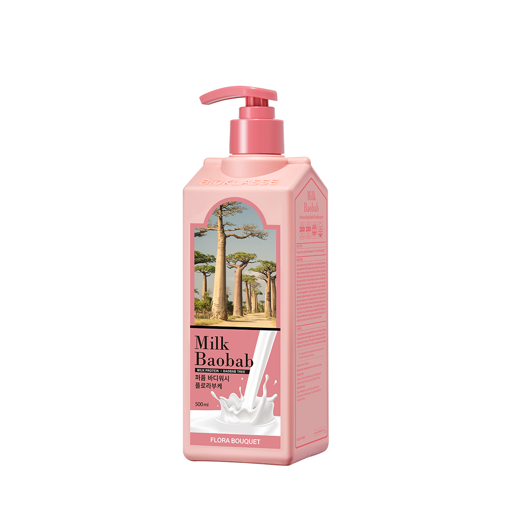 MilkBaobab Гель для душа с цветочым ароматом Body Wash Flora Bouquet, 500 мл.